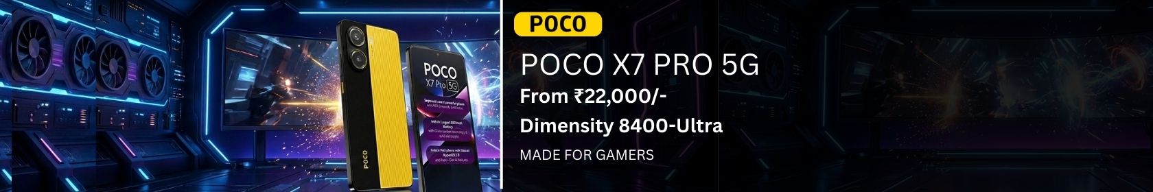 Poco x7 pro mobile phone Banner
